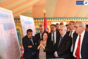 وزير التجهيز والماء يعطي انطلاقة أشغال توسيع وتقوية الطريق الوطنية رقم 1 بإقليم وادي الذهب