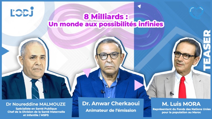  برنامج ملتقى الصحة : سكان الأرض يصل مليار8 نسمة يوم 15 نونبر