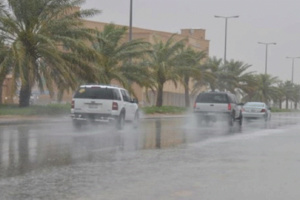 قطرات مطرية ورياح قوية قطرات مطرية ورياح قوية