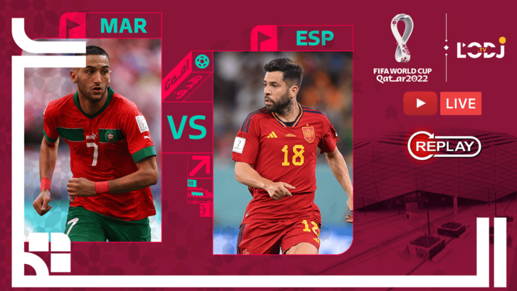إعادة مشاهدة مباراة المغرب وإسبانيا : الانتصار التاريخي للأسود في ثمن نهائي كأس العالم