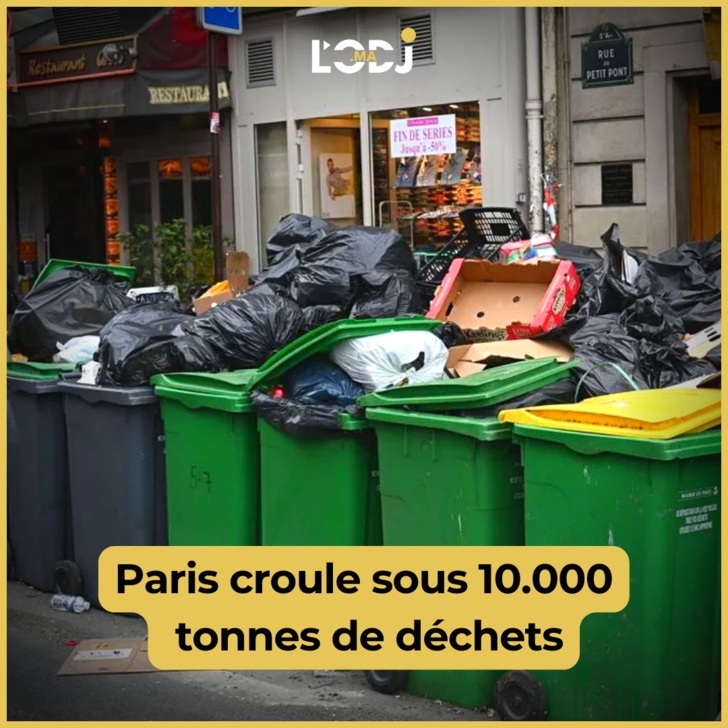 تجاوز العتبة الرمزية 10 000 أطنان من النفايات