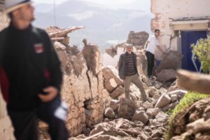 قرية حولها الزلزال إلى دمار وأطلال قرية حولها الزلزال إلى دمار وأطلال