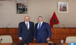 تعزيز التعاون في قطاع الكهرباء محور مباحثات بين عبد الرحيم الحافظي ورئيس مجموعة البنك الإسلامي للتنمية تعزيز التعاون في قطاع الكهرباء محور مباحثات بين عبد الرحيم الحافظي ورئيس مجموعة البنك الإسلامي للتنمية