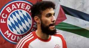 بايرن ميونيخ يحسم جدل موقفه من قضية نصير مزراوي بعد تضامنه مع الشعب الفلسطيني. بايرن ميونيخ يحسم جدل موقفه من قضية نصير مزراوي بعد تضامنه مع الشعب الفلسطيني.