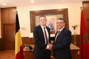 وهبي ونظيره البلجيكي يبحثان سبل تعزيز التعاون في مجال العدالة وهبي ونظيره البلجيكي يبحثان سبل تعزيز التعاون في مجال العدالة