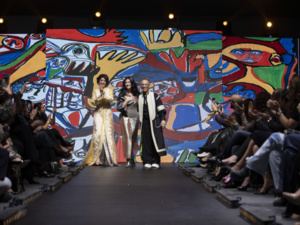 المصمم المغربي ماو لخضر يحتفي بالقفطان المغربي التقليدي بالدار البيضاء المصمم المغربي ماو لخضر يحتفي بالقفطان المغربي التقليدي بالدار البيضاء