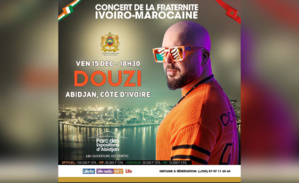 الدوزي في حفل استثنائي بالكوت ديفوار دعما لضحايا زلزال الحوز الدوزي في حفل استثنائي بالكوت ديفوار دعما لضحايا زلزال الحوز