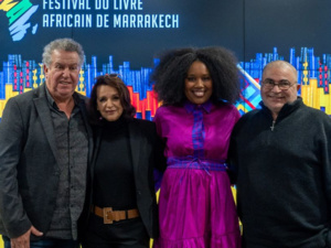 مهرجان الكتاب الإفريقي بمراكش.. فضاء يمزج الأدب بالفن مهرجان الكتاب الإفريقي بمراكش.. فضاء يمزج الأدب بالفن