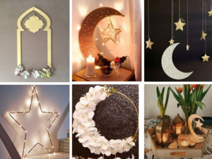استقبلي رمضان في المنزل بحلة أنيقة، خمس أفكار سهلة لزينة رمضان