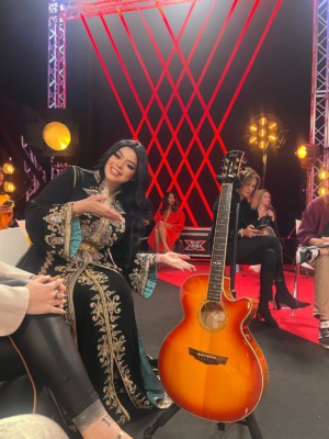 بإطلالة بالقفطان المغربي الفنانة المغربية صابرينة بلفقيه تتألق في برنامج اكس فاكتور إسبانيا بإطلالة بالقفطان المغربي الفنانة المغربية صابرينة بلفقيه تتألق في برنامج اكس فاكتور إسبانيا