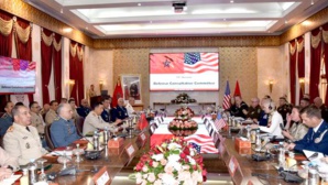 المفتش العام للقوات المسلحة الملكية قائد المنطقة الجنوبية يستقبل مساعدة وزير الدفاع الأمريكي لشؤون الأمن الدولي المفتش العام للقوات المسلحة الملكية قائد المنطقة الجنوبية يستقبل مساعدة وزير الدفاع الأمريكي لشؤون الأمن الدولي