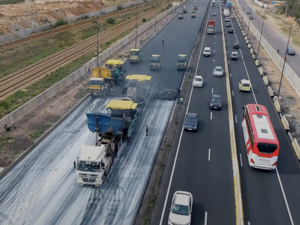 مراحل متقدمة في مشروع تثليث الطريق السيار بين الدار البيضاء وبرشيد بنسبة إنجاز 70% مراحل متقدمة في مشروع تثليث الطريق السيار بين الدار البيضاء وبرشيد بنسبة إنجاز 70%