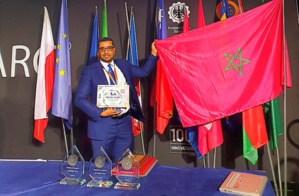 الفريق المغربي بقيادة أمين بلمزوقية عاد ليؤكد تفوقه العالمي ويحقق إنجازًا تاريخيًا في مسابقة معرض17 INTARG ببولندا الفريق المغربي بقيادة أمين بلمزوقية عاد ليؤكد تفوقه العالمي ويحقق إنجازًا تاريخيًا في مسابقة معرض17 INTARG ببولندا