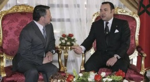 جلالة الملك يهنئ عاهلي المملكة الأردنية الهاشمية بمناسبة ازديان فراش ولي العهد والأميرة رجوة الحسين بمولودتهما الأولى جلالة الملك يهنئ عاهلي المملكة الأردنية الهاشمية بمناسبة ازديان فراش ولي العهد والأميرة رجوة الحسين بمولودتهما الأولى