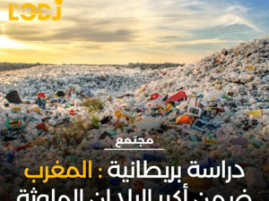 المغرب في المرتبة 33 عالمياً من أصل 246 دولة من حيث التلوث البيئي بالبلاستيك