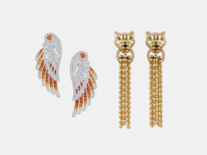 أقراط ذهب مستوحاة من عالم الحيوانات والطيور.. لمسة من الطبيعة تنبض بالأناقة أقراط ذهب مستوحاة من عالم الحيوانات والطيور.. لمسة من الطبيعة تنبض بالأناقة