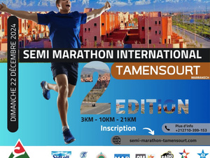 الدورة الثانية لنصف مارطون تامنصورت الدولي . الدورة الثانية لنصف مارطون تامنصورت الدولي .