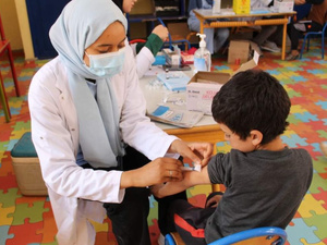 حملة وطنية للتوعية بأهمية التلقيح ضد مخاطر بوحمرون حملة وطنية للتوعية بأهمية التلقيح ضد مخاطر بوحمرون