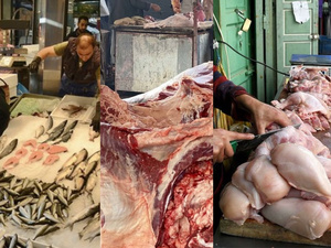 أسعار اللحوم والدجاج والسمك ترتفع قبيل رمضان.. والأسر تحت وطأة الغلاء" أسعار اللحوم والدجاج والسمك ترتفع قبيل رمضان.. والأسر تحت وطأة الغلاء"