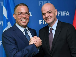 بالإجماع.. لقجع يظفر بمقعد في "فيفا" ويدعم تطور الكرة الإفريقية بالإجماع.. لقجع يظفر بمقعد في "فيفا" ويدعم تطور الكرة الإفريقية