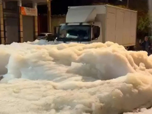 مصدر «الرغوة» الغريبة في البرنوصي بالدار البيضاء مصدر «الرغوة» الغريبة في البرنوصي بالدار البيضاء