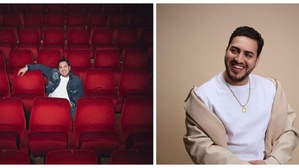 أمين الراضي يقدّم عرضه الفردي "L’expert-Humouriste" على خشبة ملعب محمد الخامس. أمين الراضي يقدّم عرضه الفردي "L’expert-Humouriste" على خشبة ملعب محمد الخامس.