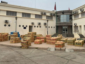 بناء على معطيات قدمتها الديستي: إحباط عملية تهريب 25 طنا و45 كيلوغراما من مخدر الشيرا بناء على معطيات قدمتها الديستي: إحباط عملية تهريب 25 طنا و45 كيلوغراما من مخدر الشيرا