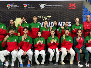 المغرب يحصد 9 ميداليات في كأس رئيس الاتحاد الدولي للتايكوندو باديس ابابا المغرب يحصد 9 ميداليات في كأس رئيس الاتحاد الدولي للتايكوندو باديس ابابا