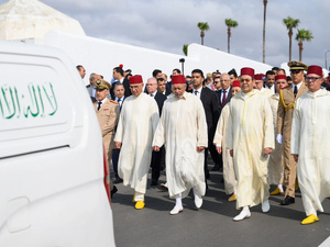بحضور مولاي رشيد.. تشييع جثمان الراحل عبد الحق المريني بمقبرة الشهداء بالرباط بحضور مولاي رشيد.. تشييع جثمان الراحل عبد الحق المريني بمقبرة الشهداء بالرباط
