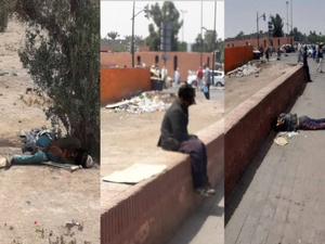 شارع 11 يناير بمراكش: مأساة إنسانية تهدد صورة المدينة العالمية شارع 11 يناير بمراكش: مأساة إنسانية تهدد صورة المدينة العالمية