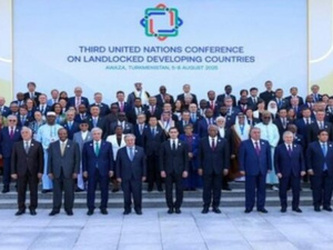 انتخاب المغرب نائبا لرئيس مؤتمر الأمم المتحدة الثالث للبلدان النامية غير الساحلية انتخاب المغرب نائبا لرئيس مؤتمر الأمم المتحدة الثالث للبلدان النامية غير الساحلية