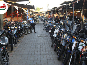 ركود سوق الدراجات النارية المستعملة بمراكش ركود سوق الدراجات النارية المستعملة بمراكش