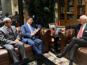 بوريطة يجدد موقف المغرب الثابت حول الصحراء خلال لقاء دي ميستورا بنيويورك بوريطة يجدد موقف المغرب الثابت حول الصحراء خلال لقاء دي ميستورا بنيويورك