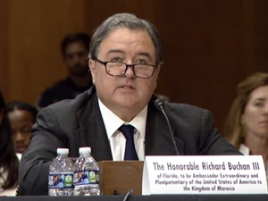 مجلس الشيوخ الأمريكي يصادق على تعيين دوك بوتشان سفيراً للولايات المتحدة في المغرب مجلس الشيوخ الأمريكي يصادق على تعيين دوك بوتشان سفيراً للولايات المتحدة في المغرب