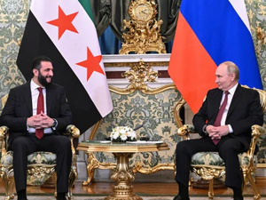 منذ سقوط الأسد..أول لقاء رسمي يجمع الشرع ببوتين منذ سقوط الأسد..أول لقاء رسمي يجمع الشرع ببوتين