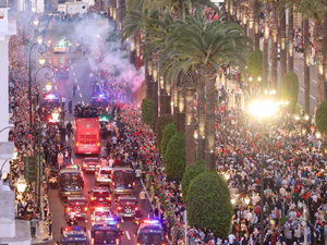 الرياضة المغربية.. حين تتحول الإنجازات إلى دبلوماسية ناعمة تُجسّد الرؤية الملكية الرياضة المغربية.. حين تتحول الإنجازات إلى دبلوماسية ناعمة تُجسّد الرؤية الملكية