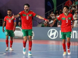 المنتخب المغربي لكرة القدم داخل القاعة يحقق تأهلاً مثيراً لنهائي ألعاب التضامن الإسلامي المنتخب المغربي لكرة القدم داخل القاعة يحقق تأهلاً مثيراً لنهائي ألعاب التضامن الإسلامي