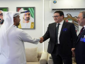 المغرب والإمارات يعززان التعاون في الطيران المدني خلال معرض دبي للطيران المغرب والإمارات يعززان التعاون في الطيران المدني خلال معرض دبي للطيران