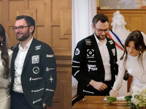 رائد أعمال فرنسي يموّل زفافه عبر بدلة إعلانية… فكرة مبتكرة تثير تفاعلاً واسعاً