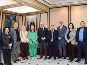 وفد ألباني يزور الرباط… وحزب الاستقلال يستقبله بمؤسسة علال الفاسي وفد ألباني يزور الرباط… وحزب الاستقلال يستقبله بمؤسسة علال الفاسي