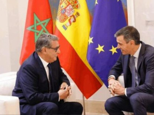 أخنوش وسانشيز يؤكدان متانة العلاقات المغربية – الإسبانية خلال الدورة 13 للاجتماع رفيع المستوى في مدريد أخنوش وسانشيز يؤكدان متانة العلاقات المغربية – الإسبانية خلال الدورة 13 للاجتماع رفيع المستوى في مدريد