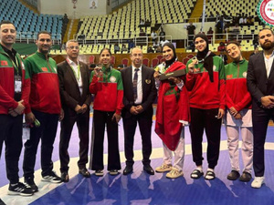 أمينة دحاوي تتوج بالذهبية في بطولة العالم تحت 21 سنة