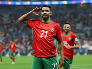المنتخب المغربي الرديف يواصل التألق ويبلغ ربع نهائي كأس العرب بعد فوز ثمين على السعودية المنتخب المغربي الرديف يواصل التألق ويبلغ ربع نهائي كأس العرب بعد فوز ثمين على السعودية