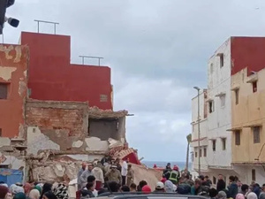 انهيار جزئي لبناية بحي العكاري بالرباط يخلف قتيلين وأربعة جرحى