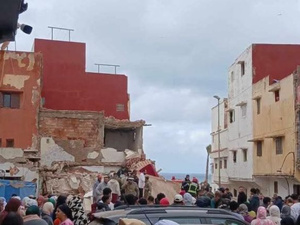 قتيلان وأربعة جرحى في انهيار جزئي لبناية بحي العكاري بالرباط