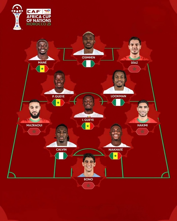 نجوم أسود الأطلس يزينون التشكيلة المثالية للكان نجوم أسود الأطلس يزينون التشكيلة المثالية للكان