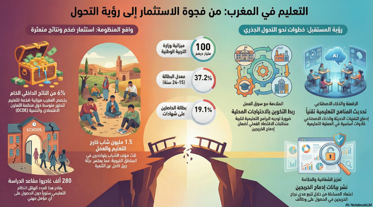 التعليم في المغرب: من الاستثمار إلى التحول الجذري التعليم في المغرب: من الاستثمار إلى التحول الجذري