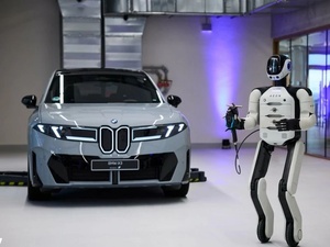 روبوتات بشرية في مصانع السيارات.. «BMW» تختبر مستقبل الإنتاج الصناعي روبوتات بشرية في مصانع السيارات.. «BMW» تختبر مستقبل الإنتاج الصناعي