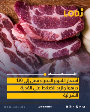 أسعار اللحوم الحمراء ترتفع في الأسواق المغربية وتصل إلى 130 درهم للكيلوغرام