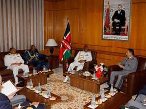 بتوجيه ملكي.. مباحثات عسكرية مغربية كينية لتطوير الشراكة الدفاعية بتوجيه ملكي.. مباحثات عسكرية مغربية كينية لتطوير الشراكة الدفاعية